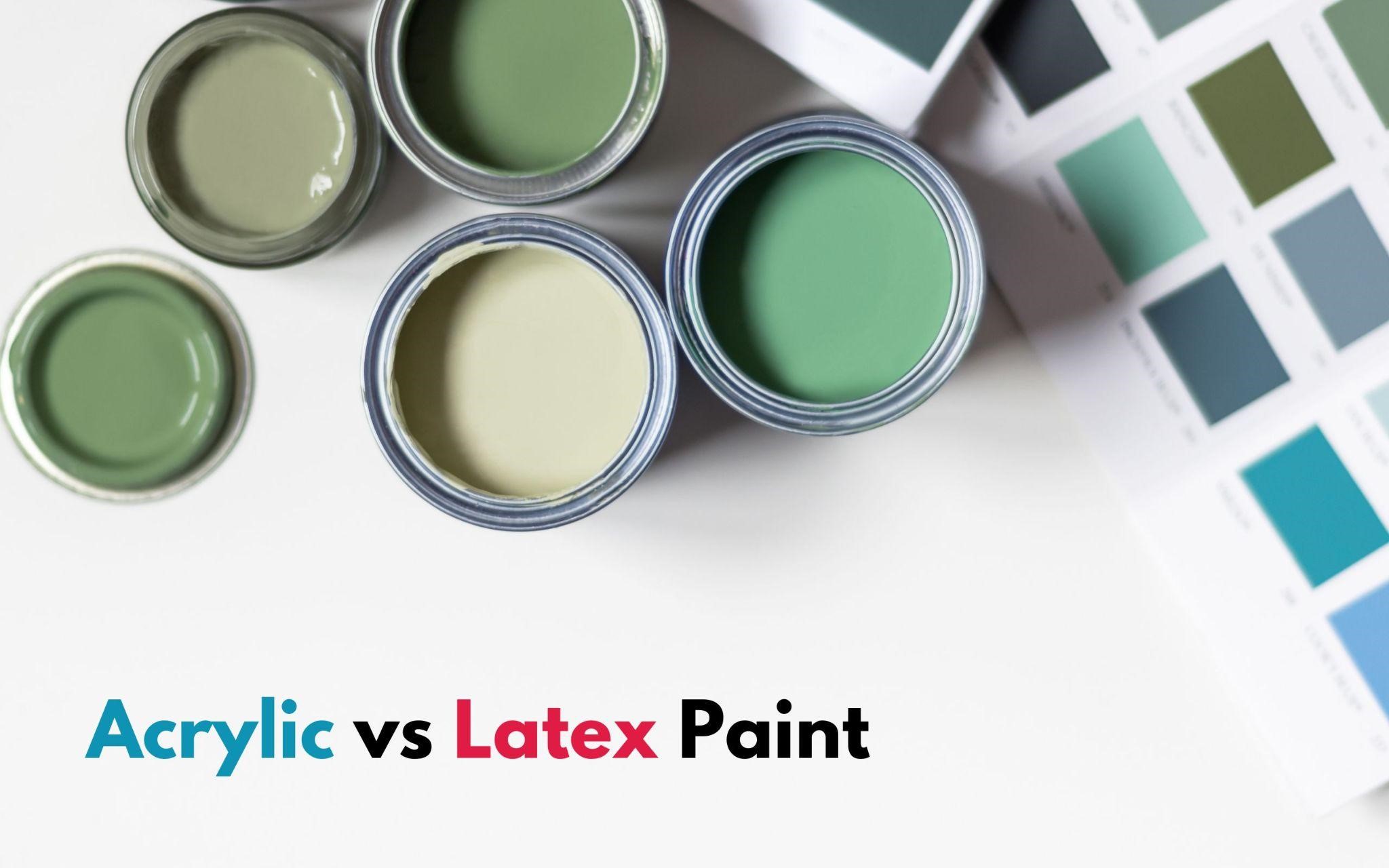 Discover wich can be the best choice between Acrylic vs. Latex paint.
